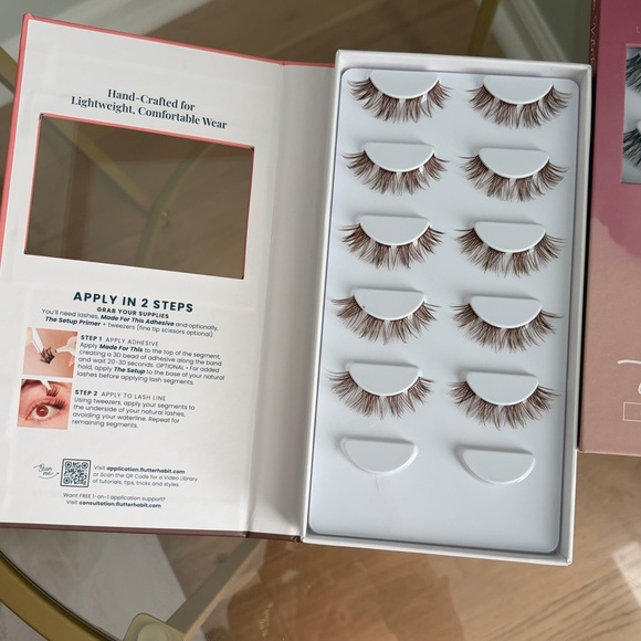 Flutterhabit Brunette Sweetheart and The Wink Lash Clusters - 9 pairs lashes - Picture 2 of 3